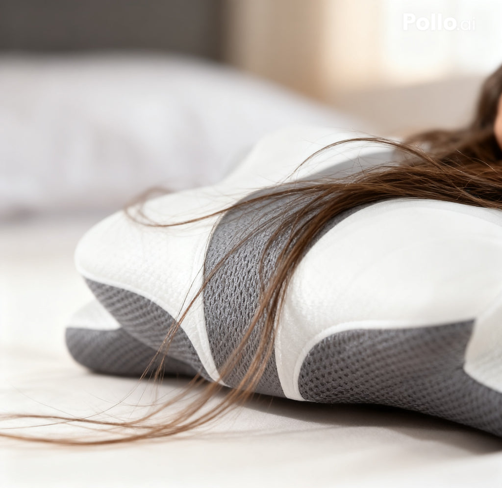 Oreiller cervical ergonomique papillon — Mémoire de forme